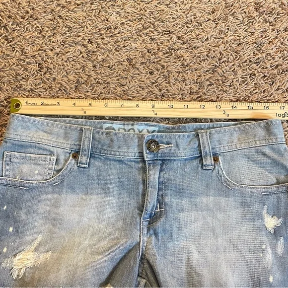 Y2K Roxy Low Rise jeans shorts size 9 - Picture 6 of 9